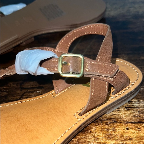 MIA Kids Brown‎ Sandals with Braided Straps NEW Size 13 - Picture 4 of 5